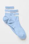 Women's Pulse Grip Sock — Seashell Blue