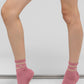 Women's Pulse Grip Sock — Pink Wild Rose