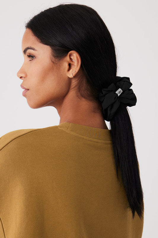 Bead It Oversized Scrunchie — Black