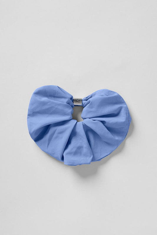 Bead It Oversized Scrunchie — Crystal Clear Blue