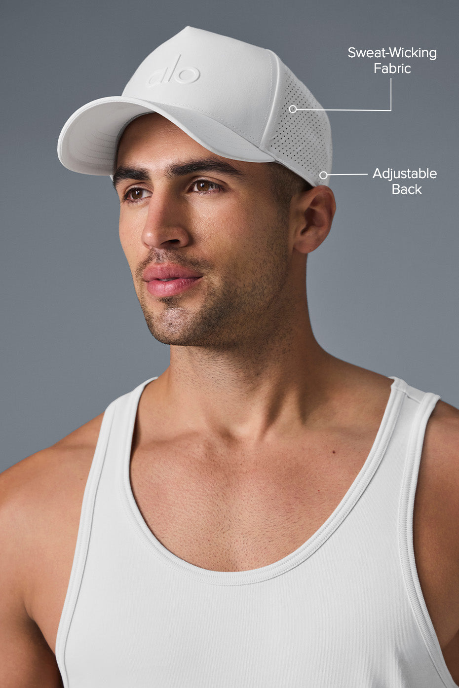 Performance District Trucker Hat — White