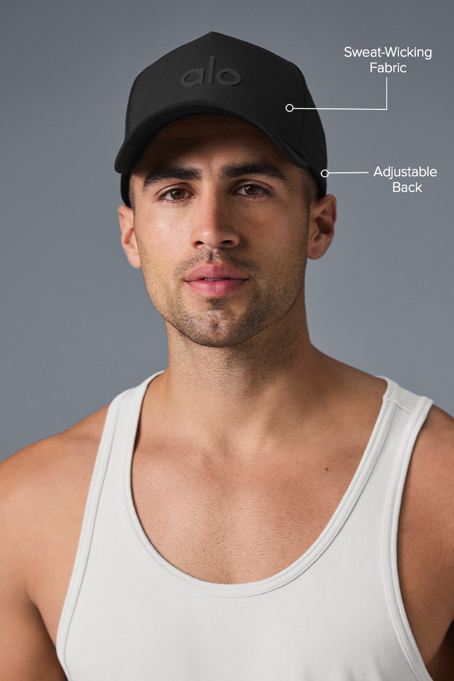 Performance District Trucker Hat — Black