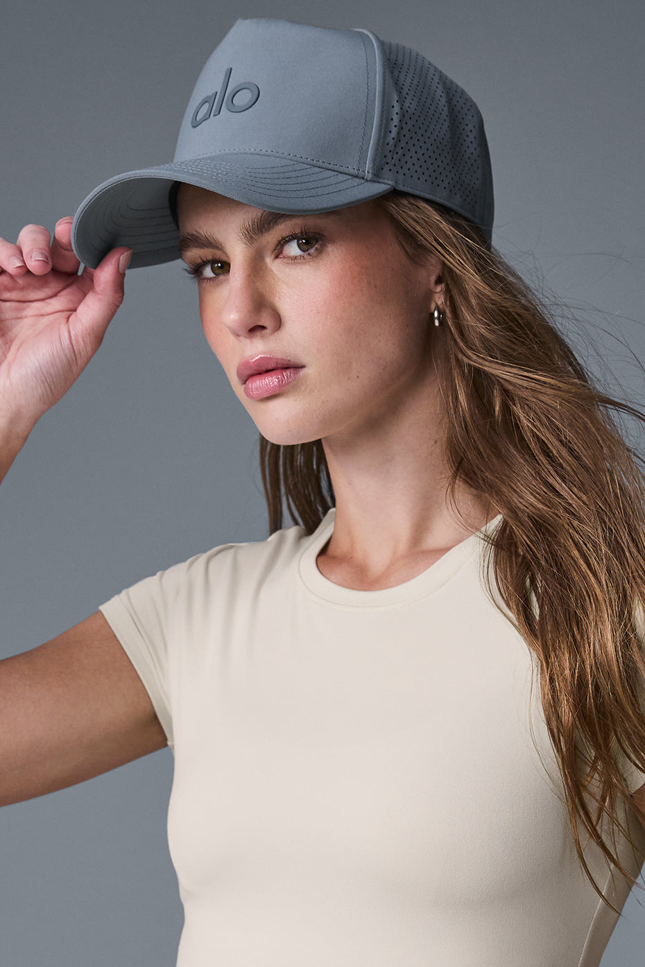 Performance District Trucker Hat — Steel Grey