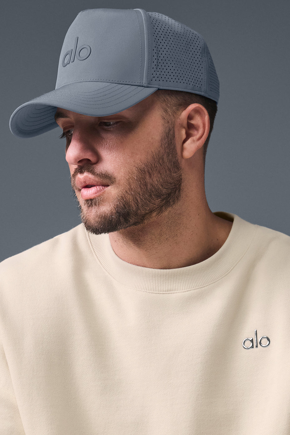 Performance District Trucker Hat — Steel Grey