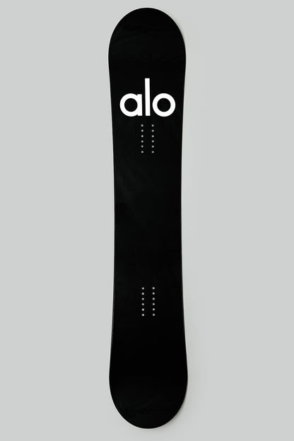 Glacier Snowboard — Black/White