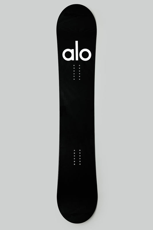 Glacier Snowboard — Black/White