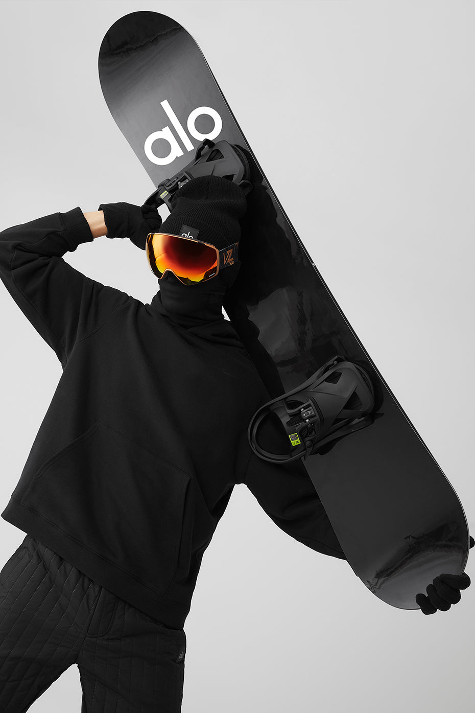 Glacier Snowboard — Black/Black
