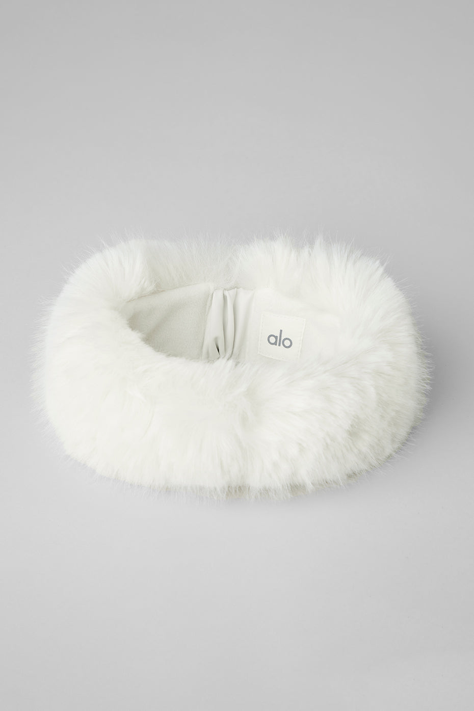 Faux Fur Wintersun Headband — Ivory
