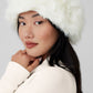 Faux Fur Wintersun Headband — Ivory