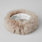 Faux Fur Wintersun Headband — Oat