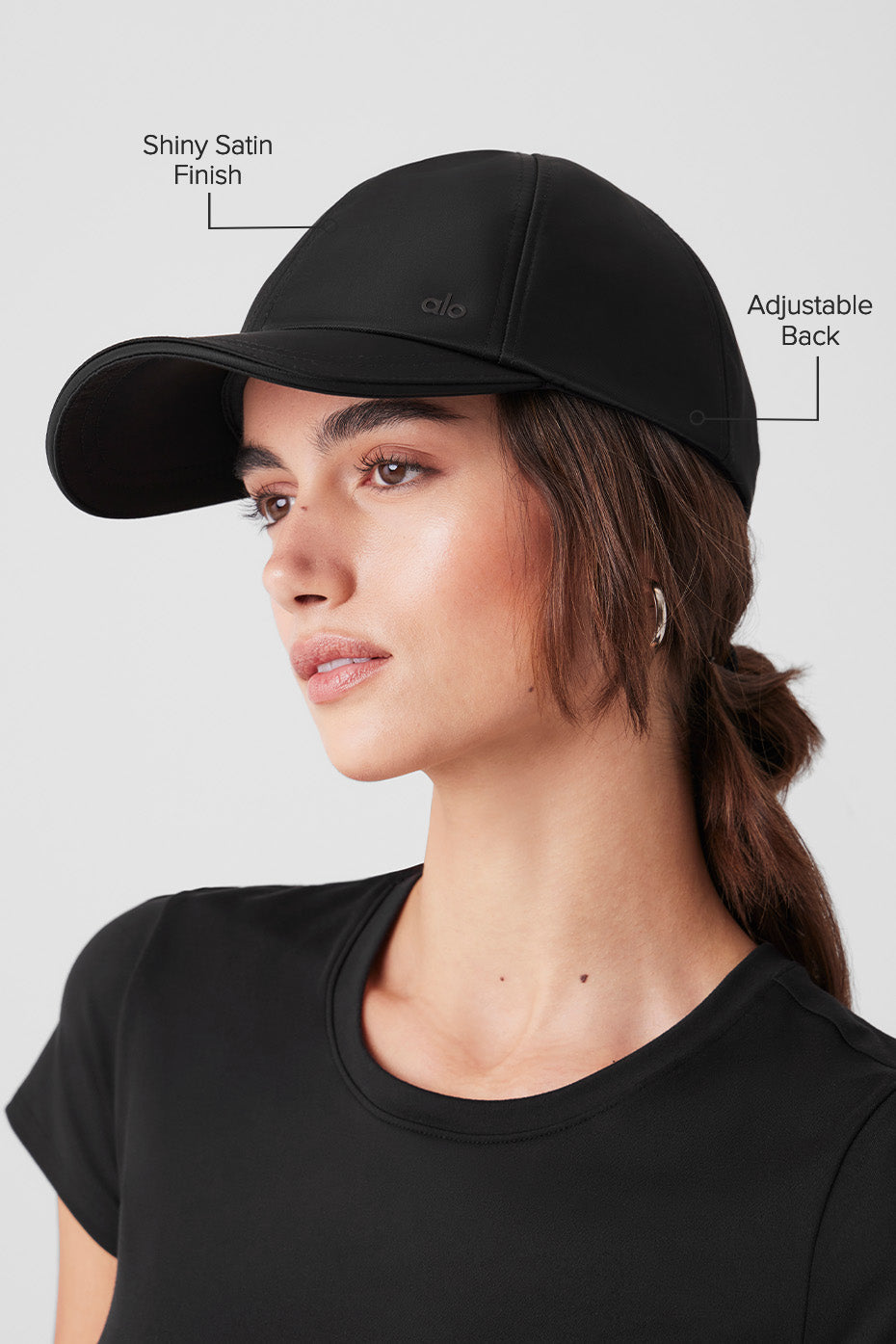 Satin Off — Duty Cap — Black