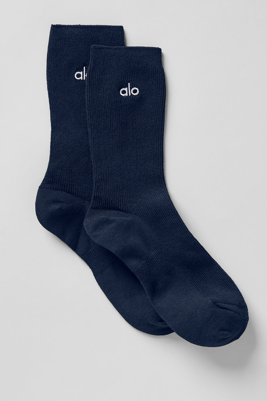 Unisex Half — Crew Understated Sock — Navy
