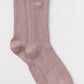 Unisex Half — Crew Understated Sock — Taupe