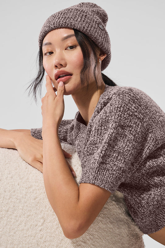Marl Beanie — Mushroom Marl