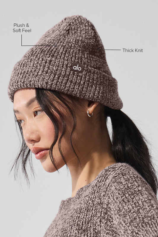 Marl Beanie — Mushroom Marl