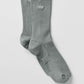 Unisex Half — Crew Understated Sock — Lunar Grey