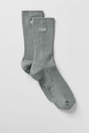 Unisex Half — Crew Understated Sock — Lunar Grey