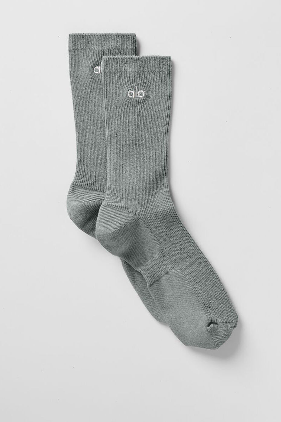 Unisex Half — Crew Understated Sock — Lunar Grey