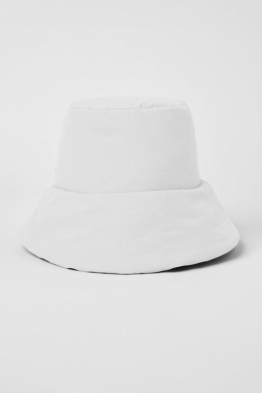 Good Shade Puffer Bucket Hat — White