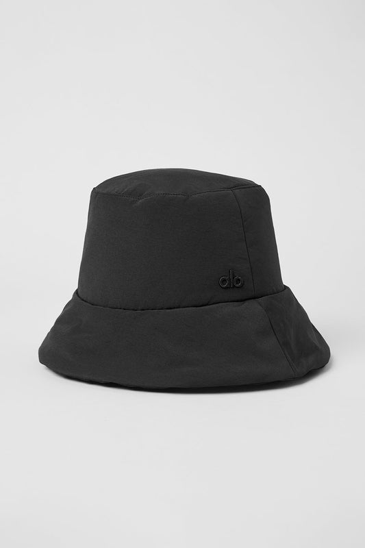 Good Shade Puffer Bucket Hat — Black