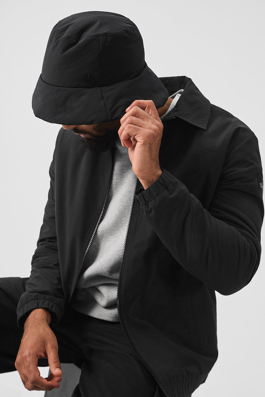 Good Shade Puffer Bucket Hat — Black