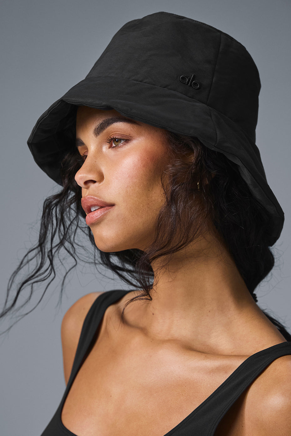 Good Shade Puffer Bucket Hat — Black