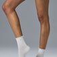 Women's Lettuce Edge Sock — White