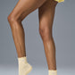 Women's Lettuce Edge Sock — Lemon Ice