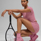 Women's Lettuce Edge Sock — Pink Wild Rose