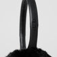 Faux Fur Ear Muff — Black