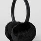 Faux Fur Ear Muff — Black