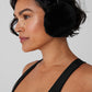 Faux Fur Ear Muff — Black