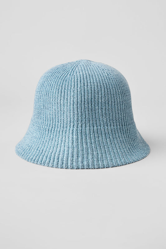 Denim Knit Cloche — Celestial Blue/Dark Celestial Blue