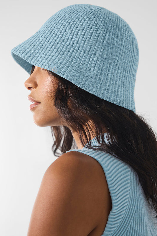 Denim Knit Cloche — Celestial Blue/Dark Celestial Blue
