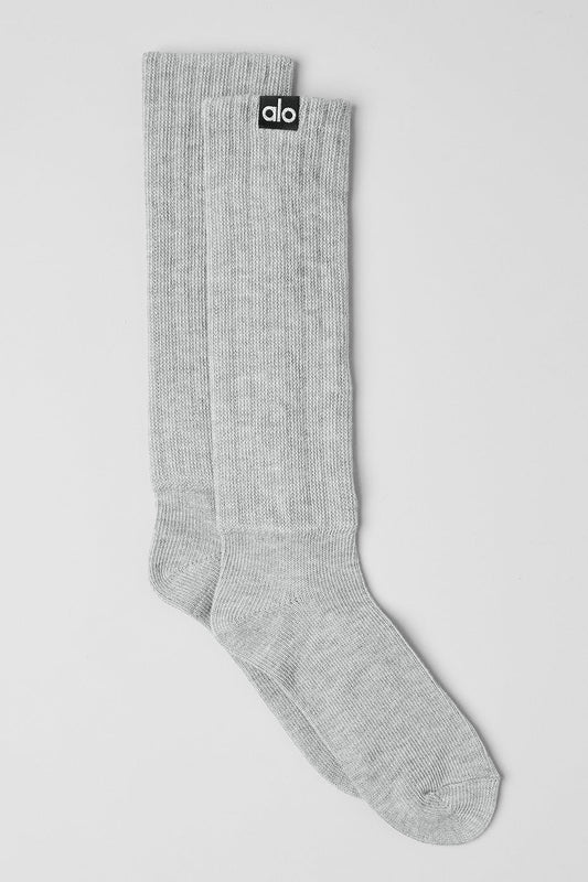 Unisex Scrunch Sock — Athletic Heather Grey