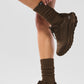 Unisex Scrunch Sock — Espresso