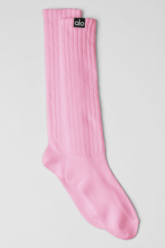 Unisex Scrunch Sock — Sweet Pink