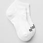 Unisex Street Sock — White/Black