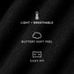 Merino Wool Oversized Scarf — Black