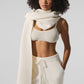 Merino Wool Oversized Scarf — Ivory