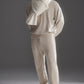 Merino Wool Oversized Scarf — Ivory