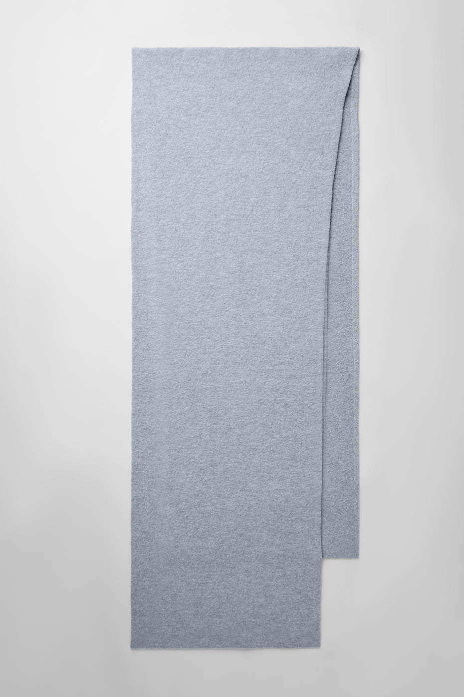Merino Wool Oversized Scarf — Hazy Heather Grey