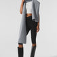 Merino Wool Oversized Scarf — Hazy Heather Grey