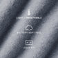 Merino Wool Oversized Scarf — Hazy Heather Grey