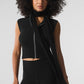 Cashmere Light Frosted Scarf — Black/Ivory