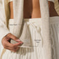 Cashmere Light Frosted Scarf — Winter Latte/Ivory