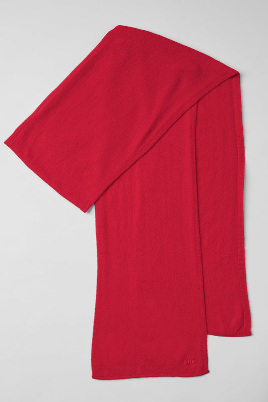 Cashmere Light Frosted Scarf — Red Ribbon