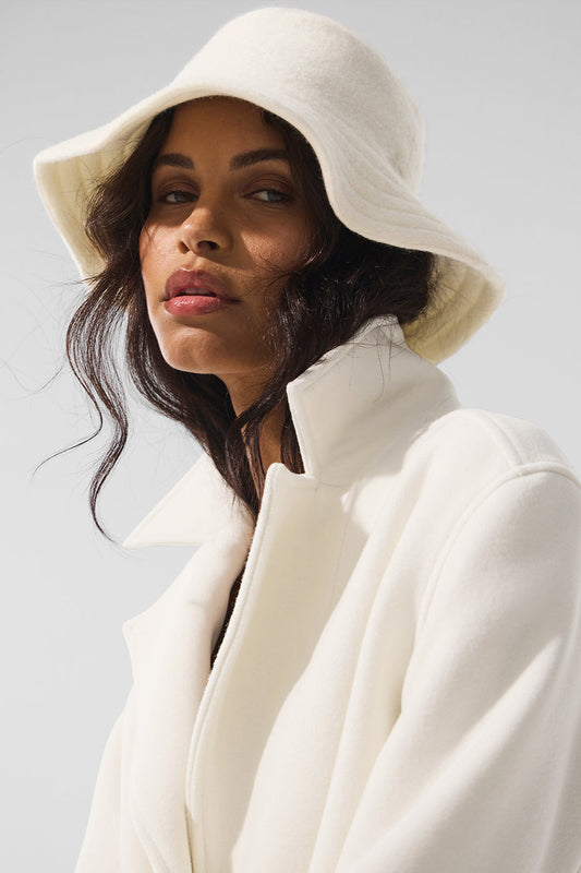 Merino Wool Bucket Hat — Ivory