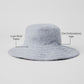 Merino Wool Bucket Hat — Hazy Heather Grey