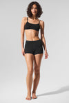 Sheer Glow Boyshort — Black